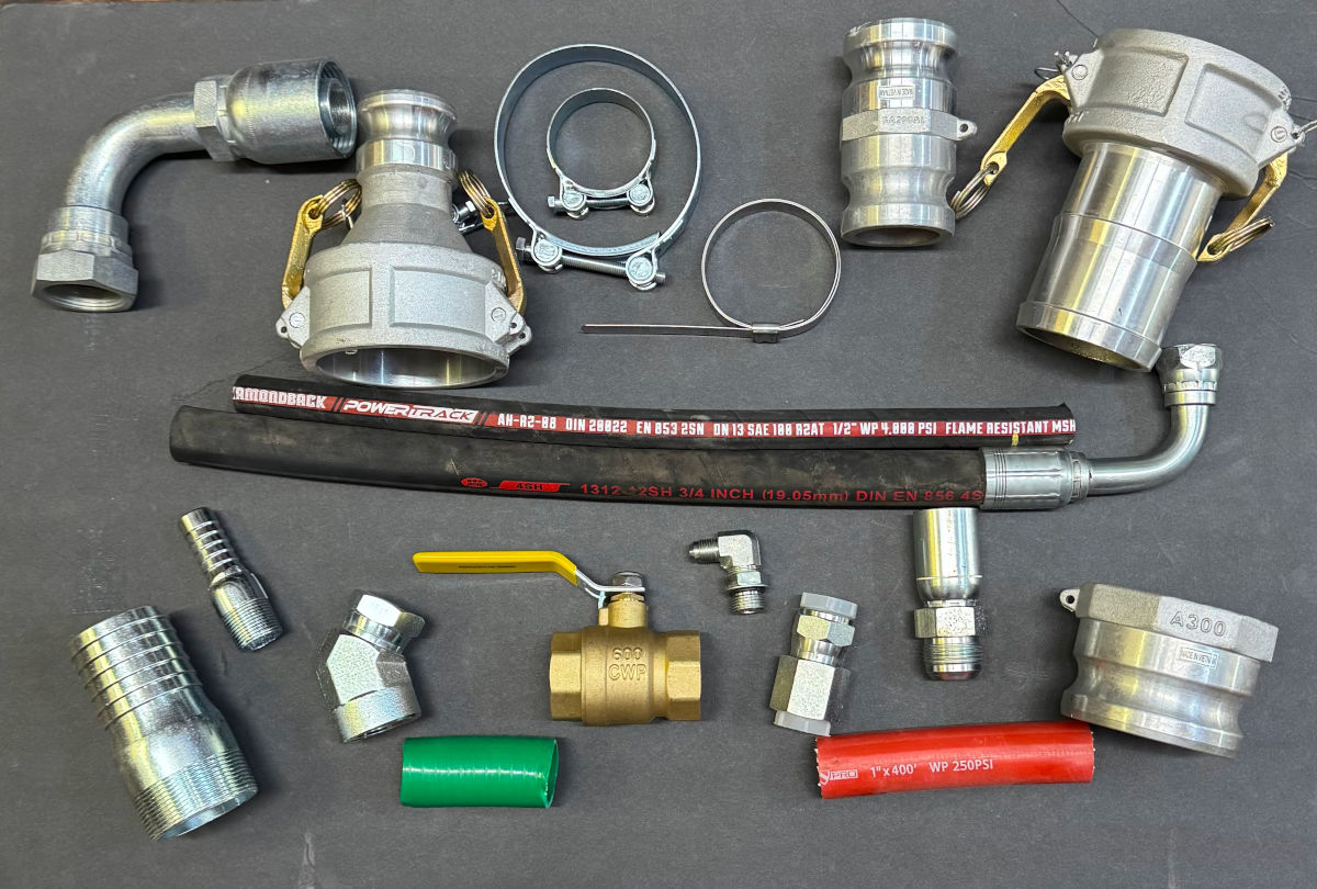 Industrial bulk hose reels